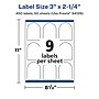 Avery Laser/Inkjet Multipurpose Labels, 2.25"  x 3", Matte White, 450/Box (94126)~#|#~93A86274-0DF5-4EC4-BC5E88F50D3140A5_sc7