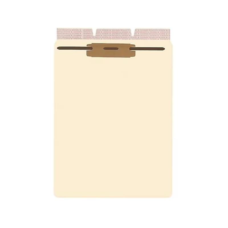 Medical Arts Press Hanging File Folder Divders, Manila, 100/Box (52410) image 1