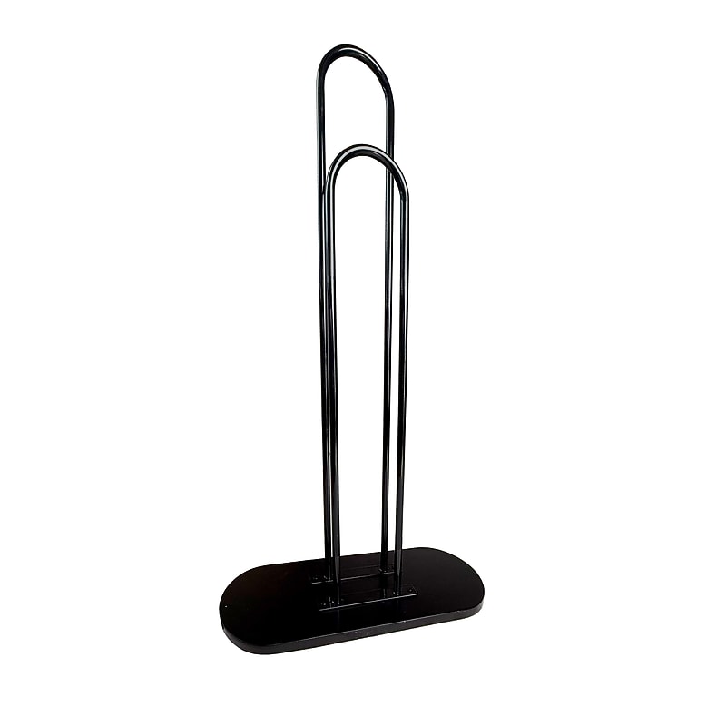 Nahanco 34" Deluxe Wood Hanger Stacker, Black (101B-WD) image 1