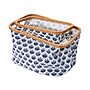 Household Essentials Krush Collapsible Laundry Hamper, Bamboo, Blue Cacti, 2/Pack (2286-1)~#|#~93B67E6C-4166-4221-BAD6AAAA255C4212_sc7