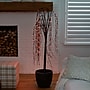 Nearly Natural 5' Pre-Lit Halloween Black Willow Artificial Fall Tree with 144 Orange and Purple LED Lights (T4754)~#|#~93BBA5E6-9282-45CD-90E0DB6EA378B19D_sc7