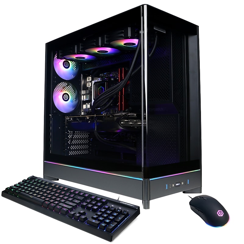 CyberPowerPC Gaming Desktop Computer, AMD Ryzen 9 9950X, GeForce RTX 5090 32GB, 64GB RAM, 4TB SSD, Windows 11 Home image 1