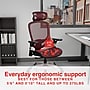 Staples Hyken Ergonomic Mesh Swivel Task Chair, Maroon (UN59462)~#|#~93BD506A-7D4E-41F8-98BDB2968E900C36_sc7