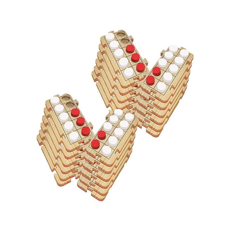 hand2mind RekenRods 10-Frame with Counters, Multicolor, 24/Set (85233) image 1