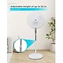 Black & Decker 18" Oscillating Pedestal Fan with Remote, 3-Speed, White (BDSF18MW)~#|#~93C32393-EC32-420B-B216D67BA8832D0E_sc7