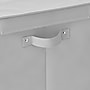 Whitmor Hamper with Lid, Fabric, Gray (578414335ALYPDQ)~#|#~93CC4504-4B39-46B9-B65307784A5A6A2D_sc7