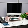 Mind Reader Monitor Stand with Paper Tray, Metal, Pink (MESHMONSTA-PNK)~#|#~93D470C5-50F6-4DF8-80628F320EA76B54_sc7