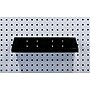 Triton Products LocHook 18" W x 6.5" D Black Steel Pegboard Shelf (56186-BLK)~#|#~93DD9187-9BFF-454B-839F65CF60A21CE9_sc7