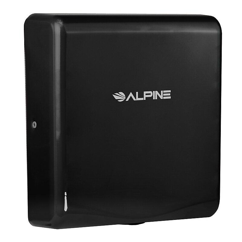 Alpine Industries Willow Commercial High Speed 110V Automatic Electric Hand Dryer, Black (405-10-BLA) image 1