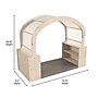 Flash Furniture Bright Beginnings Kids Reading Nook with Canopy, Brown (MK-KE18007-GG)~#|#~93E06D46-C5CF-4D7C-895080455BF55195_sc7