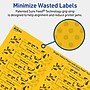 Avery Laser/Inkjet Rectangle Multipurpose Labels, 0.75" x 3.5", Bright Yellow, 800/Pack (94217)~#|#~93E07EC0-4CE5-428A-A90E909ADF06C665_sc7
