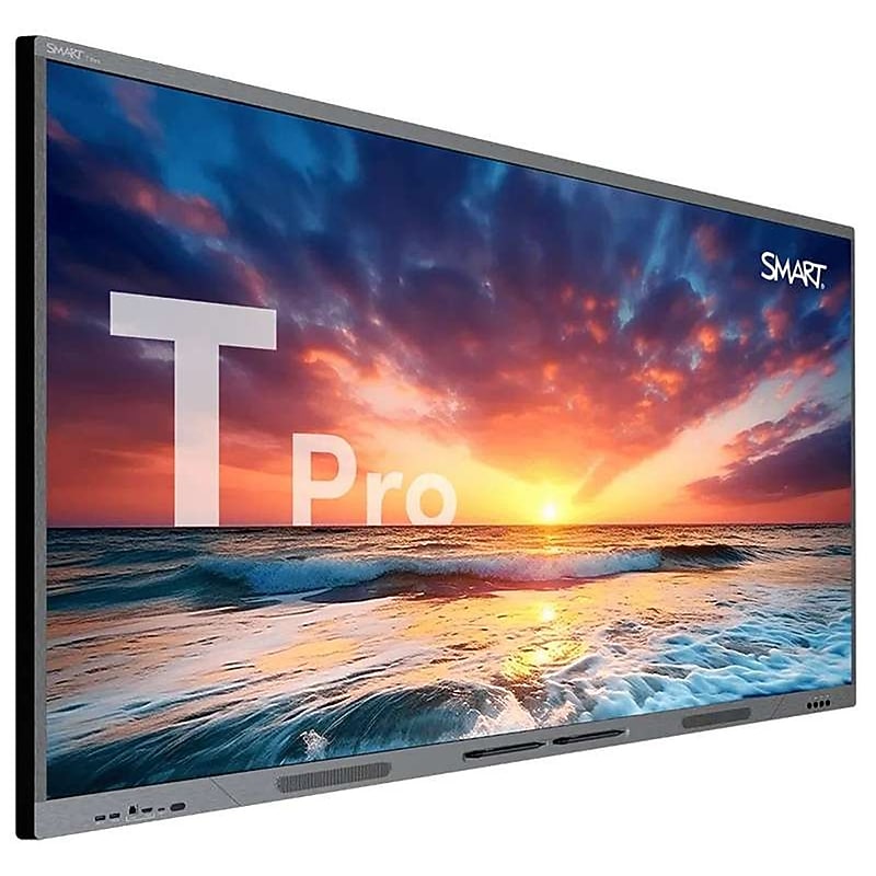 SMART T Pro 65" Wall-Mount QLED Interactive Display for Digital Signage (T065-P) image 1