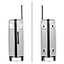 DUKAP INCEPTION 3-Piece Hardside Spinner Carry-On Luggage Set, TSA Checkpoint Friendly, Silver (DKINCSML-SIL)~#|#~93E1F157-27C7-438F-AF517D3D7DB76F73_sc7