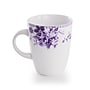 Elama Traditional Rose Stoneware Dinnerware Set, Purple, 16 Piece~#|#~93E44C00-8BD2-4C08-BBA69ACFB2DD52EC_sc7