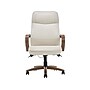Thomasville Furniture Lockhart Ergonomic Bonded Leather Swivel Executive Chair, Cream (51494-CRM)~#|#~93E677DB-075E-45CD-A6D3FA4AC647E21F_sc7