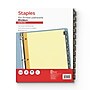 Staples Monthly Pre-Printed Monthly Paper Divider, Jan-Dec, Buff with Black Tabs, 1 Set (13551/11484)~#|#~93E7E634-1891-45BF-BE726694E605FCFE_sc7