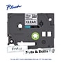 Brother P-touch Laminated Label Tape, ~1/2" x 26.2', Black on Clear (TZe131)~#|#~93EB366E-A162-4DC2-8355E66D0CB40476_sc7