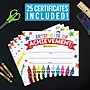 Hadley Designs Colorful Crayons Award Certificates of Achievement for Students 8" x 10", Multicolored, 25/Pack (HDDX004A2EQH3)~#|#~93EF456A-B517-4852-9712BD4DB3F3B23B_sc7