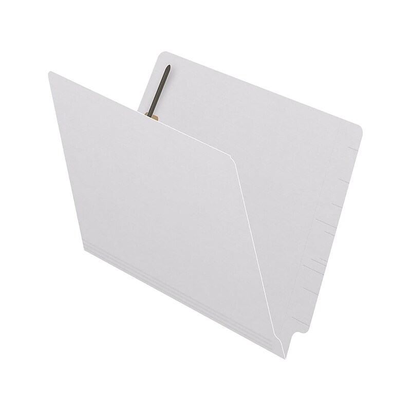 Medical Arts Press Reinforced End Tab File Folder, Straight Cut, Letter-Size, White, 50/Box (S-01501-WHT) image 1