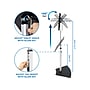 Mount-It! Adjustable Anti-Theft iPad Tablet Floor Stand, Matte Black/Silver (MI-3783_G10)~#|#~93EFBB79-2E0A-4E1E-A1BD36CB67F139FF_sc7