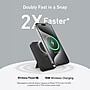 Anker MagGo MagSafe Wireless USB-C Power Bank for iPhone 12 and later, 10,000 mAh, Black (A1654H11-1)~#|#~93F08B25-0068-4476-86A903ED2FC7B46D_sc7