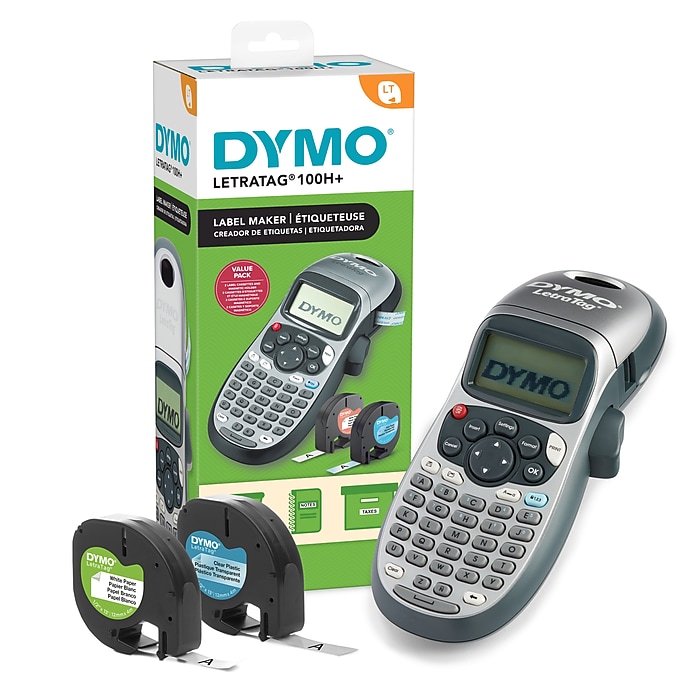 DYMO LetraTag Plus LT-100H Portable Thermal Label Maker, Silver
