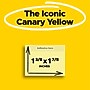 Post-it Recycled Notes, 1 3/8" x 1 7/8", Canary Collection, 100 Sheet/Pad, 12 Pads/Pack (653RPYW)~#|#~93F696D8-8A20-48F6-9BB3D0FCD03D133D_sc7