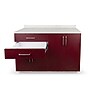 Viva Comfort 36.32'' H x 48" L Exam Room Medical Cabinet, 4-Doors, 2-Drawers, Claret (902BASE48NSCL)~#|#~9408288A-720B-4787-8D86870D39D2779B_sc7