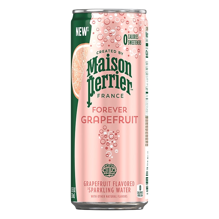 Perrier Pink Grapefruit Flavored Sparkling Mineral Water, 11.15 oz