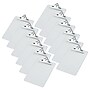 Saunders US-Works Plastic Clipboard, Letter Size, Clear, 12/Pack (30007-12-VB)~#|#~940F2F2D-7690-4EEC-8699955D8BBC67D9_sc7