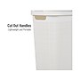 Mind Reader 10.57-Gallon Hamper with Lid, Plastic, White (40FABHAMP-WHT)~#|#~940FBD3A-ACA1-49D9-BDFBC67BFCC1C773_sc7