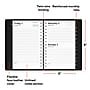 2027 Staples 5" x 8" Daily Planner, Faux Leather Cover, Black (ST63592-27)~#|#~9412A529-5038-419A-925D0CE965E2BBE3_sc7