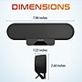 Delton P150 Clip-On 10-Watt Computer Speaker, USB-A, Black (DSP150C-U)~#|#~94224CD3-28D2-43FB-8CCC01E039071014_sc7
