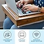 LapGear SchoolHouse 15.6" x 12.2" x 3.9" Lap Desk, Acacia Wood (45076)~#|#~94243F29-736D-4571-A0F7D065CC99A76C_sc7