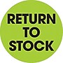 Tape Logic "Return To Stock" Round Label, 2" Dia., Fluorescent Green, 500/Roll (DL1247)~#|#~94279675-F7A0-4E22-A0189677CF9D9E88_sc7