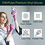 FifthPulse Powder Free Vinyl Exam Gloves, Latex Free, X-Large, Pink, 100/Box (FMN100044)~#|#~94281614-3776-4C55-B7F25DD92B5DC370_sc7