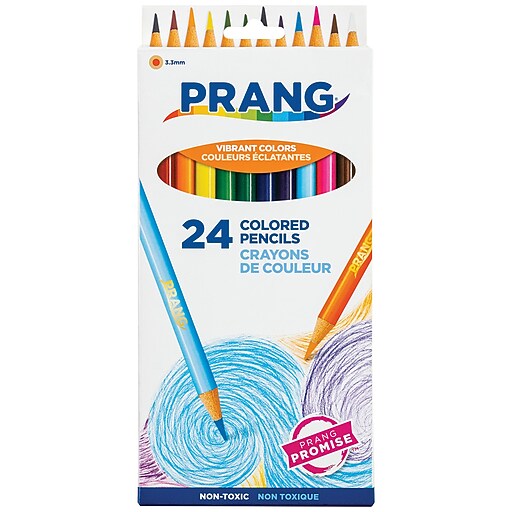 Prang Colored Pencils, Assorted Colors, 24/Box (X22240X) | Staples