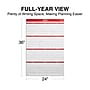 2024 Staples 24" x 36" Wall Calendar, Red/Black/White (ST53999-24)~#|#~94359C25-3466-4FEB-B248CD18DA572733_sc7