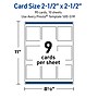 Avery Square Business Cards, Matte White, 90/Pack (19479370982)~#|#~94389DC4-348D-4DC8-80260376CA7B5286_sc7