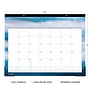 2026-2027 Blue Sky Siren 17" x 22" Academic Monthly Wall Calendar, Assorted Blues (161360)~#|#~9438C1A0-49AE-4994-9420A52FFD3CA51C_sc7