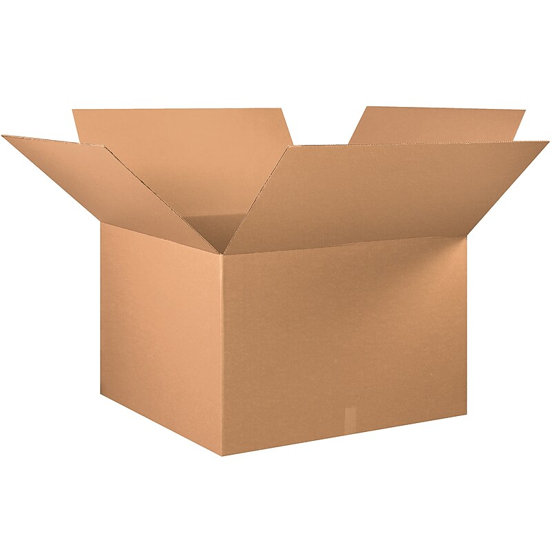 36" x 36" x 24" Shipping Boxes, 32 ECT, Brown, 5/Bundle (363624) image 1