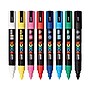 uni POSCA PC-5M Water-Based Paint Markers, Reversible Medium Tip, Assorted Colors, 8/Pack (PC5M8C)~#|#~94455B8D-41F9-456A-8C5109176D368A19_sc7