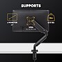 Fellowes Platinum Series Adjustable Arm, Up to 40" Monitor, Black (8043301)~#|#~9449F23C-852A-4C21-AC249ABB7A40D2A9_sc7