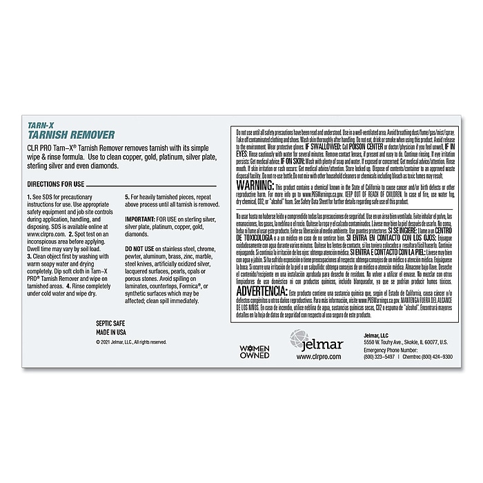 Tarn-X Tarnish Remover, Gallon (JELTX4PROEA) Staples