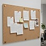 Excello Brands Cork Bulletin Board, Black and Gold Wall Posts, 36" x 42" (CRKBRD-3642-BG)~#|#~944F64E1-7FBC-46A9-9DDF4C9BFCFA9ADC_sc7