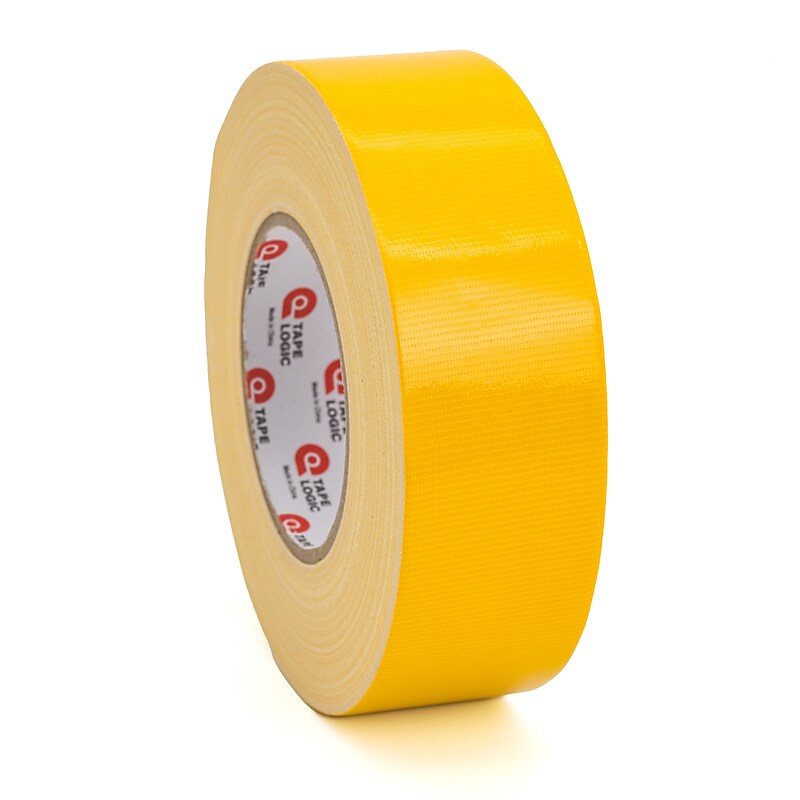 Tape Logic Heavy Duty Duct Tape, 3" x 60 yds., Yellow, 3/Carton (T988100Y3PK) image 1