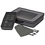 Household Essentials 69.1 Quart Storage Box with Lid, Fabric, Gray (52545-1)~#|#~9454979D-4F03-46EF-8065876A97F0C895_sc7