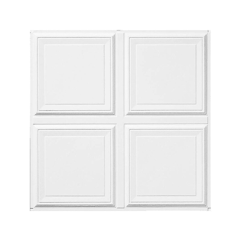 Armstrong LEDGES Tegular Edge Ceiling Tile, 24" x 24", White, 12/Carton (BP303A) image 1