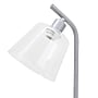 Simple Designs Sleek Essentials LED Desk Lamp, 15.75", with USB Ports, Silver (LD1074-SLV)~#|#~945D0E78-D83F-442B-8FC364E4ED3681B5_sc7