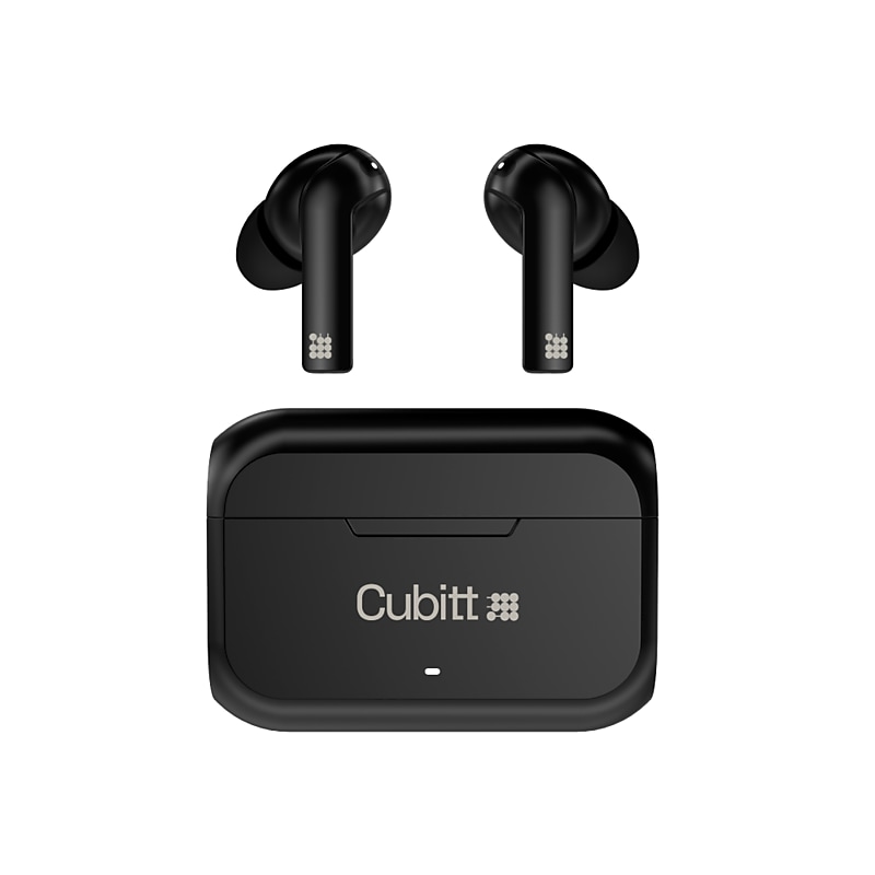 Cubitt Gen 2 Wireless Active Noise Canceling Earbuds, Bluetooth, Black (CTEG2-1) image 1